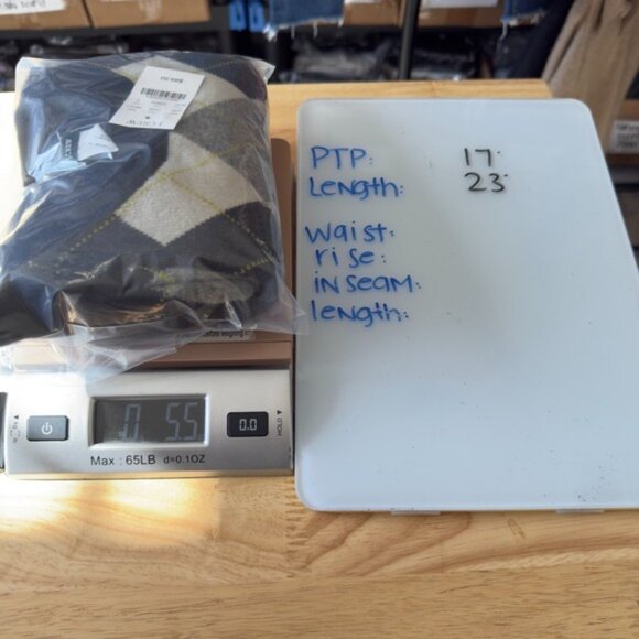 NEW J. Crew Women Cashmere Wool Argyle Sweater Small Black Preppy Academia Gray - Picture 7 of 7